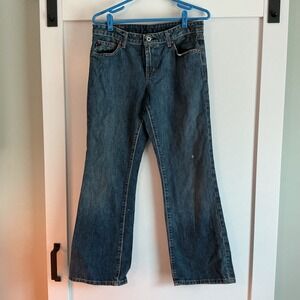 Polo Ralph Lauren Kelly  Jeans Women's Sz 10 Dark Wash Denim Low Rise  Boot‎ Cut